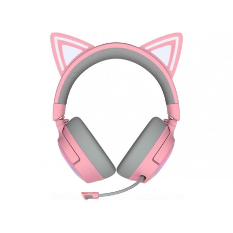 Slušalke Razer Kraken Kitty V3 Pro Quartz, roza