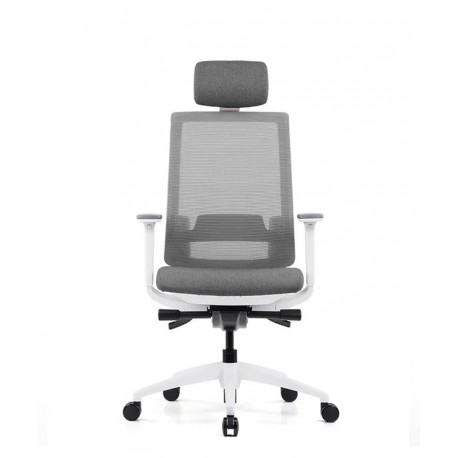 Pisarniški stol Ergovision Expert belo/siv