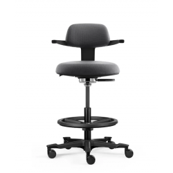 Pisarniški stol Ergovision Spring, temno siva