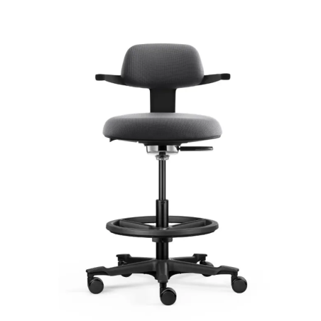 Pisarniški stol Ergovision Spring, temno siva