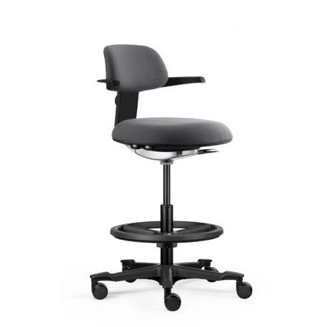 Pisarniški stol Ergovision Spring, temno siva