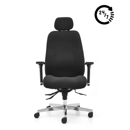 Pisarniški stol Ergovision Hercules, črn