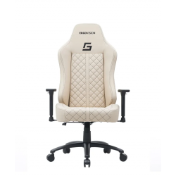 Gaming stol Ergovision Lord, PU usnje, bež