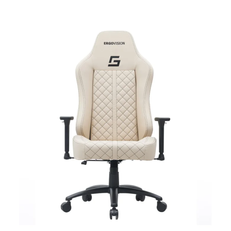Gaming stol Ergovision Lord, PU usnje, bež