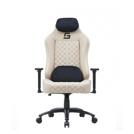 Gaming stol Ergovision Lord, PU usnje, bež