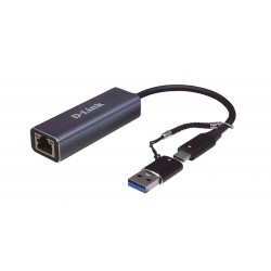 Mrežni adapter D-Link DUB-2315, USB-C/A na RJ45 (2.5 Gb)