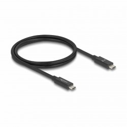 Kabel Delock USB-C 16K 60Hz 240W 80GB, črn, 1m