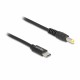 Kabel Delock USB-C napajalni za prenosnik 60W DC 5,5 fi x 2,5mm 1,5m