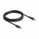 Kabel Delock USB-C napajalni za prenosnik 60W DC 5,5 fi x 2,5mm 1,5m