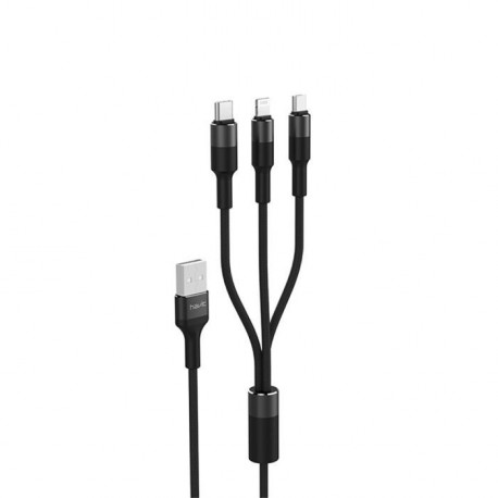 Kabel HAVIT CB6131 USB-A na USB-C/Micro/Lightning, 1,2m