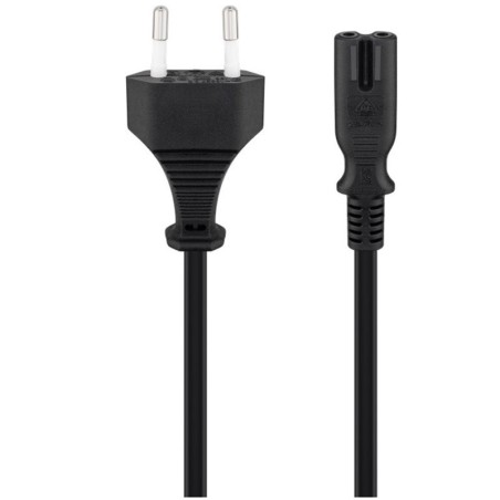 Kabel GOOBAY Euro C7 (2-pinski), 1,5m, črn