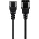 Podaljševalni kabel GOOBAY C13/C14, 250V(AC), 3m, črn