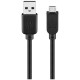 Kabel GOOBAY USB-A 2.0 na Micro USB-B, 1,8m, črn