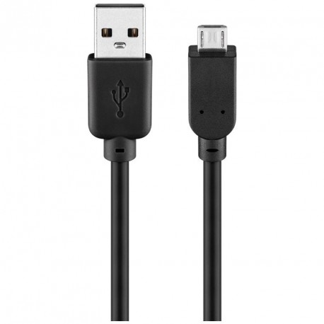 Kabel GOOBAY USB-A 2.0 na Micro USB-B, 1,8m, črn