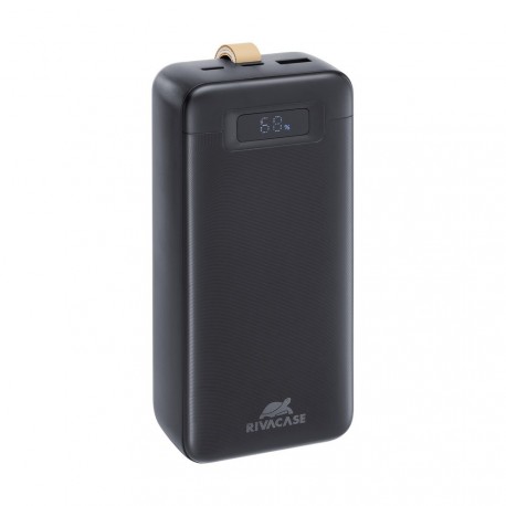 Prenosna baterija Powerbank Rivacase VA1083, 30.000mAh, 65W, črna