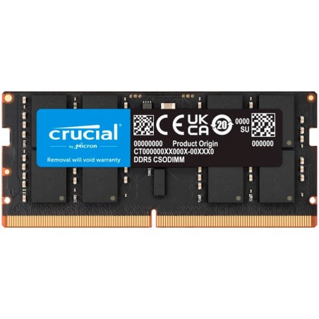 Pomnilnik DDR5 32GB 6400MHz Crucial CT32G64C52CS5