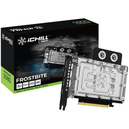 Grafična kartica INNO3D GeForce RTX 5080 iChill Frostbite OC, 16GB