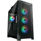 Ohišje COUGAR Airface Pro RGB, Mid Tower, črno
