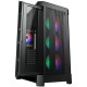 Ohišje COUGAR Airface Pro RGB, Mid Tower, črno