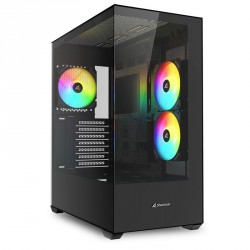 Ohišje Sharkoon SK6, črno