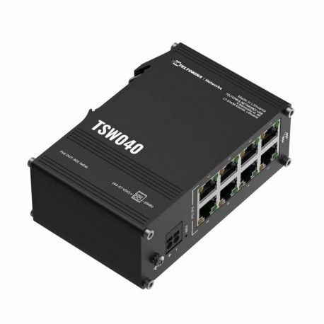 Stikalo (switch) Teltonika TSW040, 8-port, PoE+