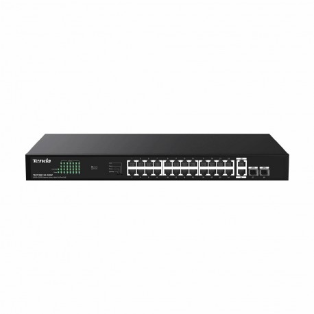 Stikalo (switch) Tenda TEG1128P-24-250W, 26-port, PoE, SFP