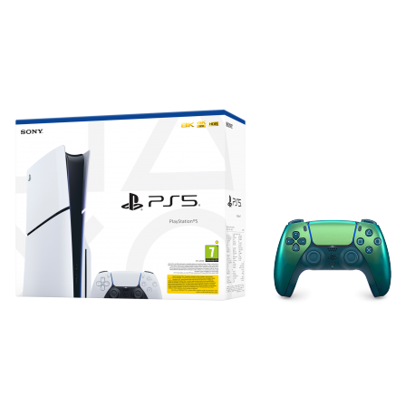Igralna konzola PlayStation 5 Slim + dodaten DualSense kontroler (c.teal)