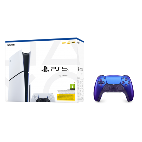 Igralna konzola PlayStation 5 Slim + dodaten DualSense kontroler (c.indigo)