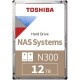 Trdi disk 12TB SATA3 3,5 Toshiba N300 NAS CMR