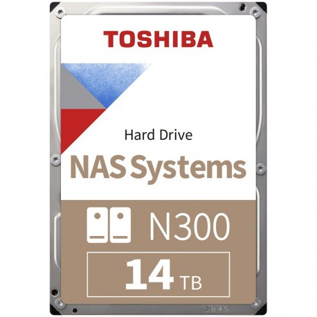 Trdi disk 14TB SATA3 3,5 Toshiba N300 NAS CMR