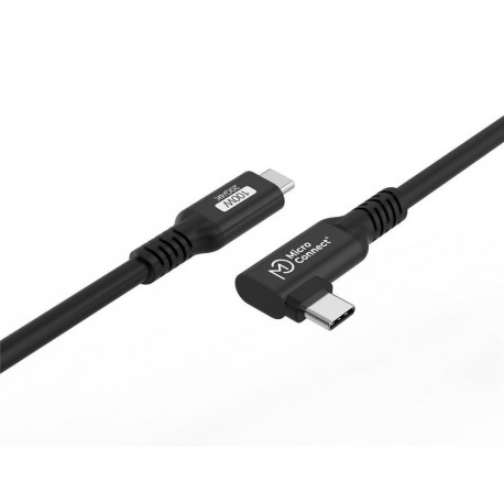 Kabel MicroConnect Premium USB C-C 3.2, kotni, 1m
