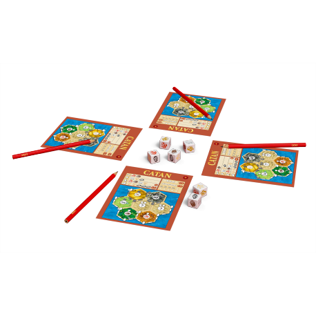 Družabna igra Catan s kockami