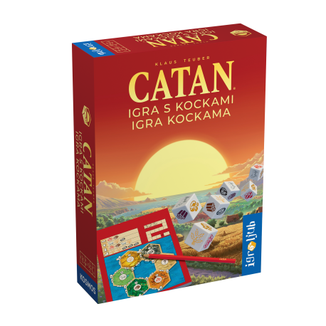 Družabna igra Catan s kockami