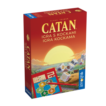 Družabna igra Catan s kockami