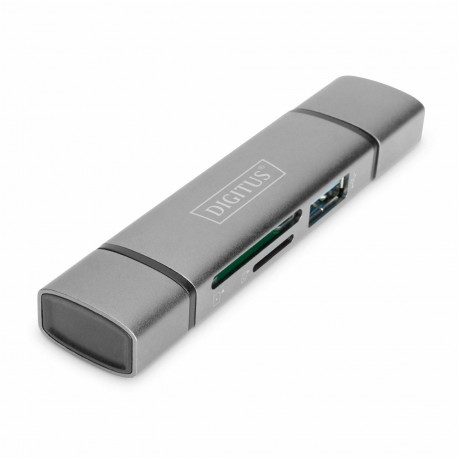 Čitalec kartic DIGITUS USB 3.0 in TIP-C zunanji dongle DA-70886