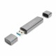 Čitalec kartic DIGITUS USB 3.0 in TIP-C zunanji dongle DA-70886