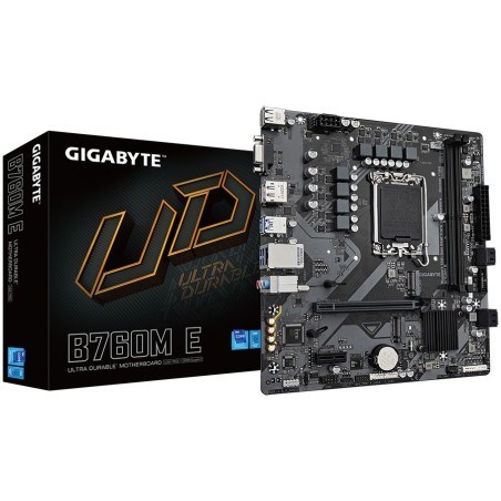 Matična plošča GIGABYTE B760M E, DDR5, LGA1700, mATX