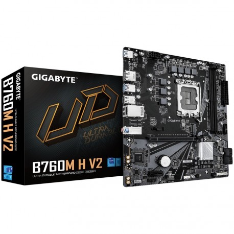 Matična plošča GIGABYTE B760M H V2, DDR5, LGA1700, mATX