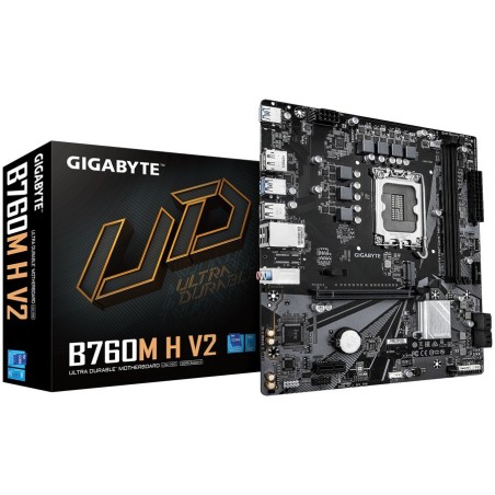 Matična plošča GIGABYTE B760M H V2, DDR5, LGA1700, mATX