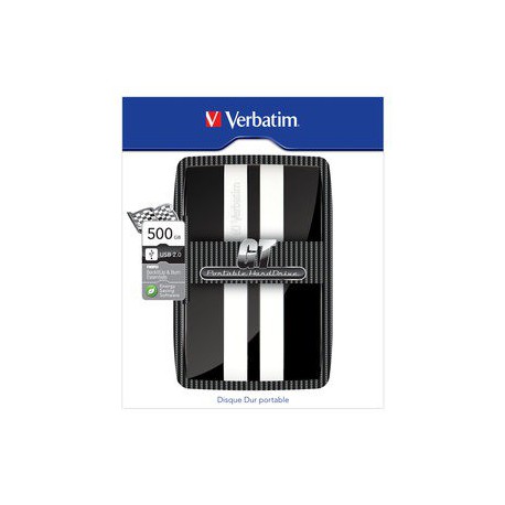 Zunanji trdi disk 2.5" 500GB Verbatim GT črno/bel 53031-70