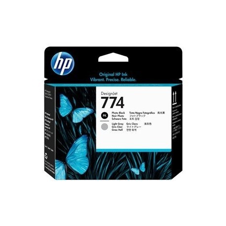 Tiskalna glava HP 774, svetlo siva/črna