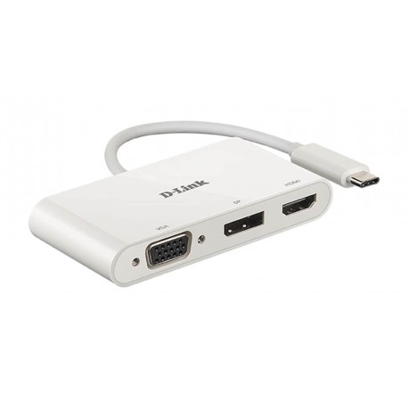 Adapter D-Link DUB-V310, USB-C, HDMI / VGA / DisplayPort