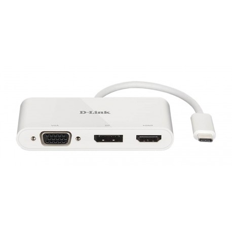 Adapter D-Link DUB-V310, USB-C, HDMI / VGA / DisplayPort