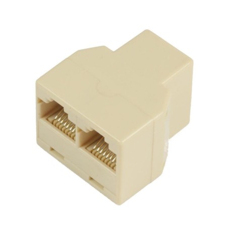 Adapter MicroConnect RJ45 - 2xRJ45, bel