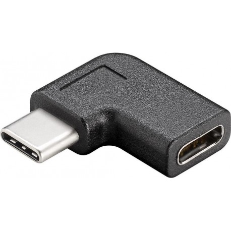 Adapter MicroConnect USB-C - USB-C, 90°, kotni
