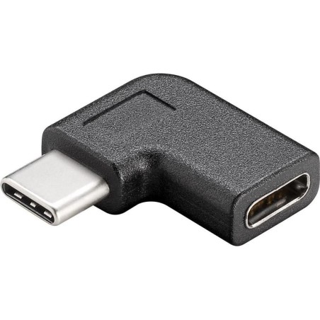 Adapter MicroConnect USB-C - USB-C, 90°, kotni