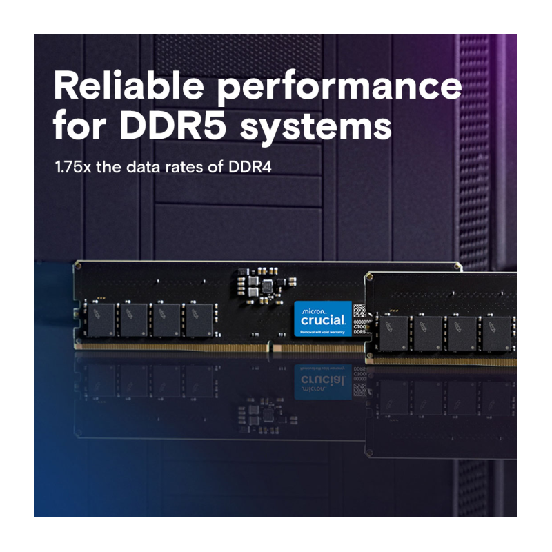 Pomnilnik DDR5 16GB (2x8GB) 5600MHz Crucial CT2K8G56C46U5