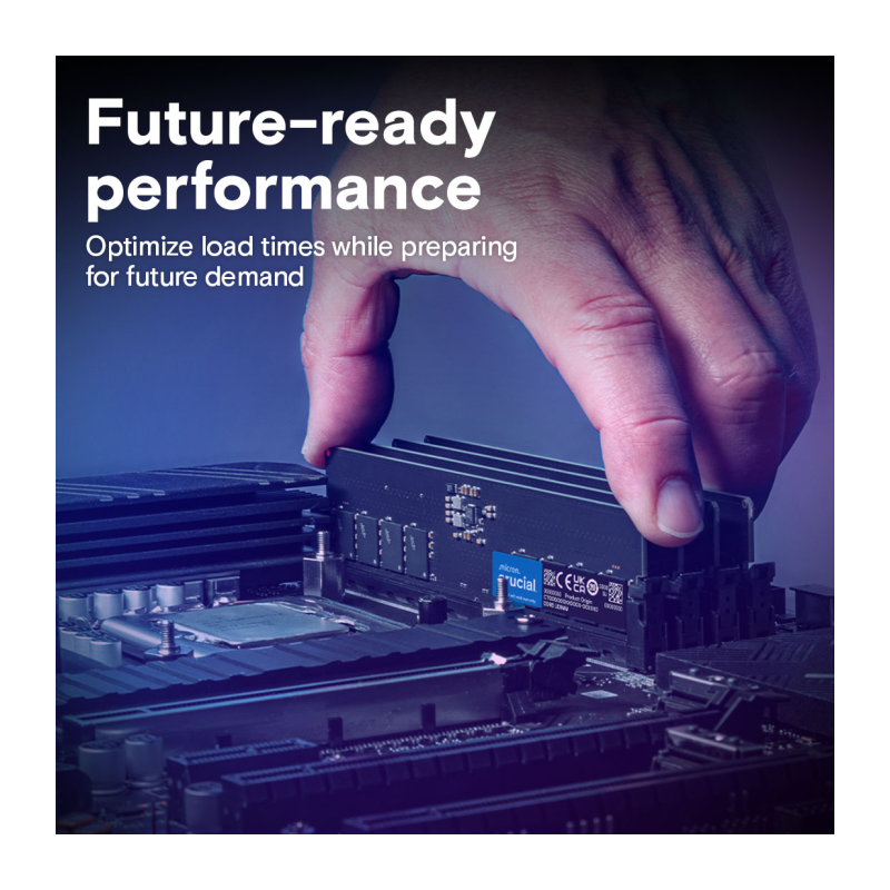 Pomnilnik DDR5 16GB (2x8GB) 5600MHz Crucial CT2K8G56C46U5