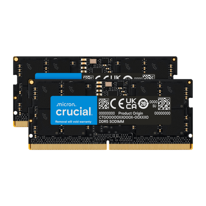 Pomnilnik DDR5 64GB (2x32GB) 5600MHz Crucial CT2K32G56C46S5