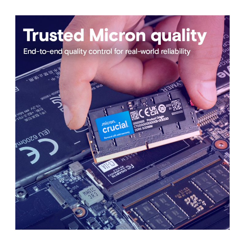 Pomnilnik DDR5 96GB (2x48GB) 5600MHz Crucial CT2K48G56C46S5